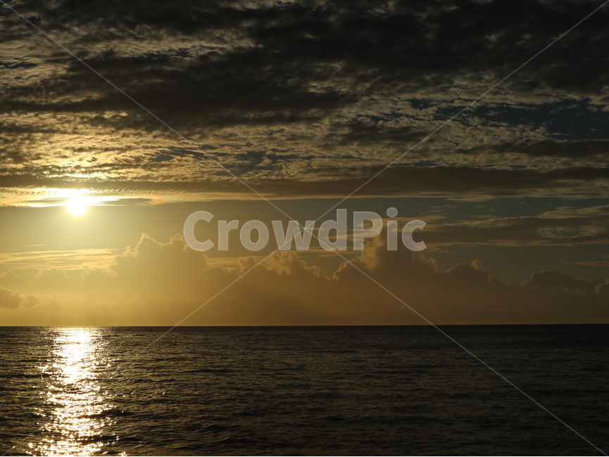 바다,sea,ocean,대양,하와이,자연,nature,노을,sunset,야자나무,palmtree,scenery,풍경