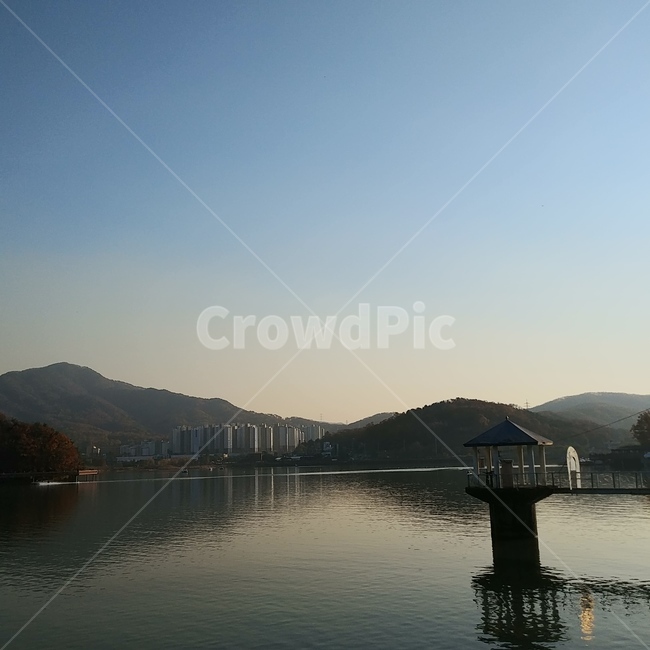 nature,water,물,강,전망대,호수,하늘,산,다리
