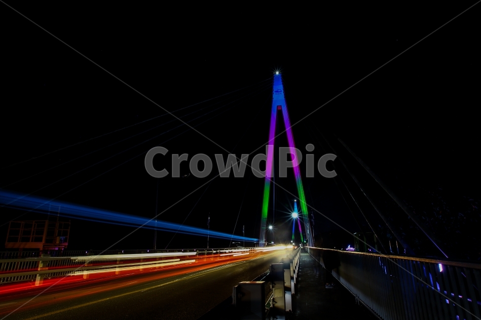 장노출,여수,돌산대교,풍경,canon,야경,밤,풍경,nightscape,night,landscape,road,도로,bridge,다리,building,건물,freeway,고속 도로