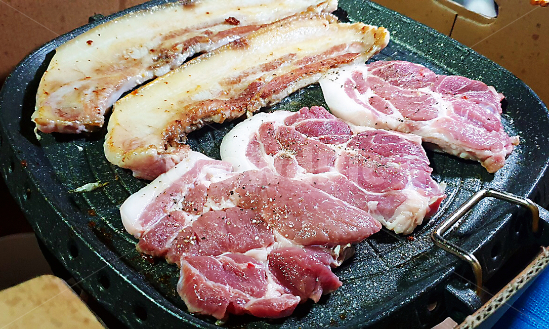 제주도고기,제주도,제주도돼지고기,돼지고기,삼겹살,목살,야외고기,pork