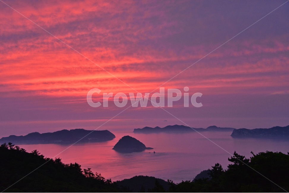 sea,바다,coast,연안,sunset,일몰,sky,하늘,dusk,황혼,redsky,붉은하늘,nature,자연,outdoors,옥외,water,물,shoreline,해안선,진도,조도,금치산전망대,진도일몰,자연,풍경,nature,landscape