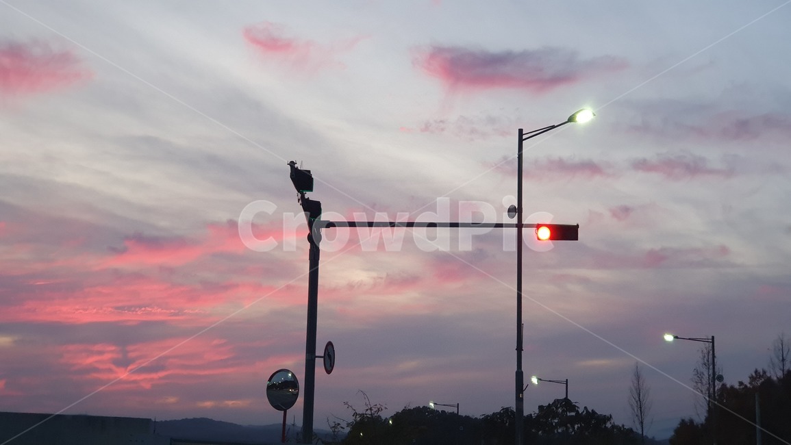 신호등,trafficlight,light,빛,노을