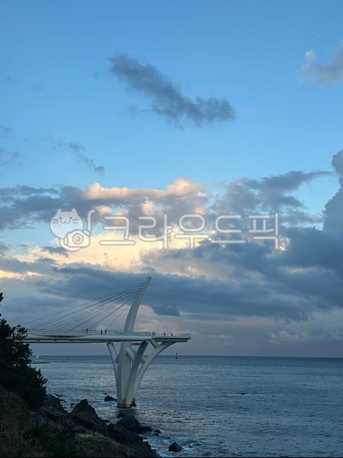 부산,바다,부산바다,구름,바다구름,배경,풍경,미포철길,해월전망대,전망대,부산전망대,미포정거장,다릿돌전망대