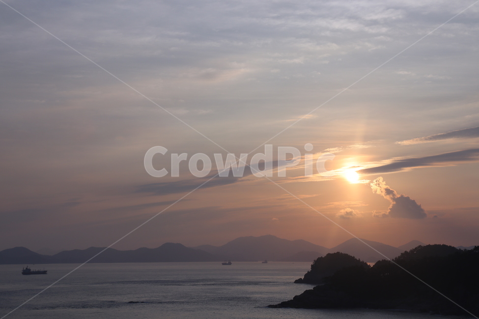 바다,붉은,노을,하늘,sea,redsky,구름