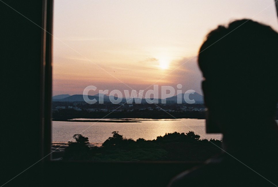 노을,선셋,silhouette,실루엣,역광,저녁노을