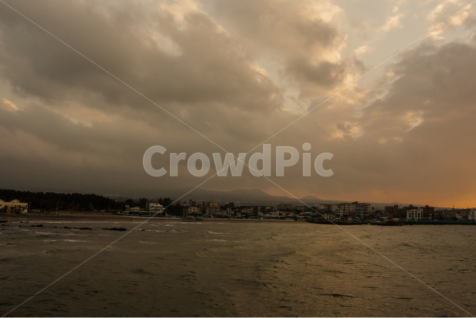 노을,바다,제주도,구름,제주도바다,자연,풍경,nature,landscape,weather,날씨,outdoors,옥외,cloud,cumulus,적운,sky,하늘