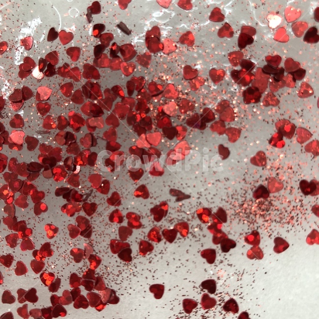 하트,반짝이,슬라임,흰색,컬러,color,레드,빨간색,red,heart,slime,glitter