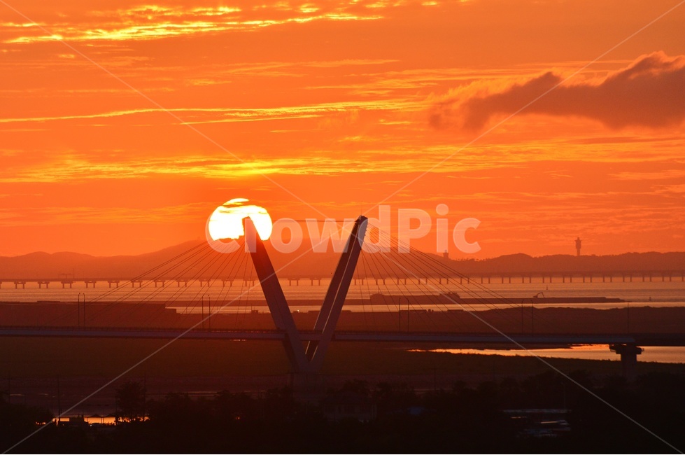 인천광역시,인천대교,nature,자연,outdoors,옥외,sky,하늘,sunset,일몰,dusk,황혼,redsky,붉은하늘,sunlight,햇빛,자연,풍경,nature,landscape,한국자연풍경,한국자연경관,korea nature landscape
