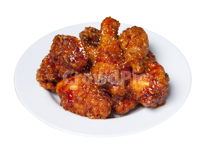 양념통닭,통닭,치킨,양념치킨,배달음식,배달,음식,야식,맥주안주,음식,식재료,요리,food,cook,meal,dishes,food reserves,누끼,remove background