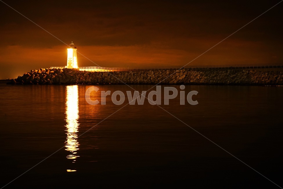 등대,빨강,빛,바다,물,등대,lighthouse,야경,밤,풍경,nightscape,night,landscape,architecture,건축물,building,건물,tower,탑