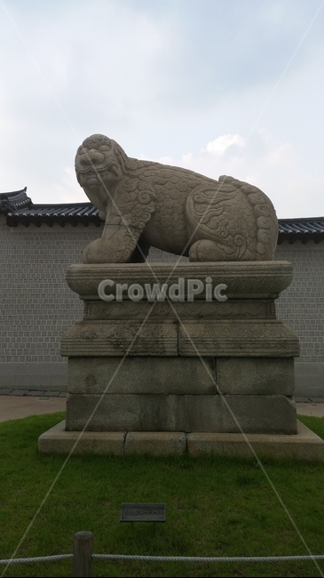경복궁,서울,해태,전설동물,마스코트