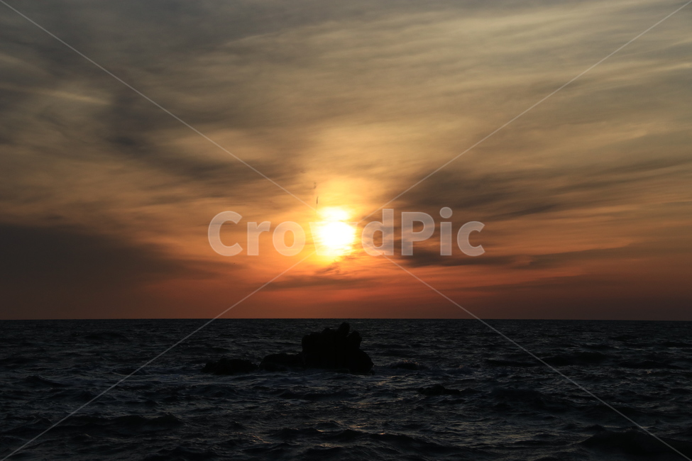 하늘,자연,바다,구름,석양,해,sunset,노을,자연경관,을왕리,파도,햇빛,자연,풍경,nature,landscape