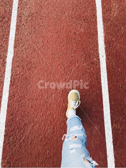 운동,여름,일상,달리기,청바지,색감