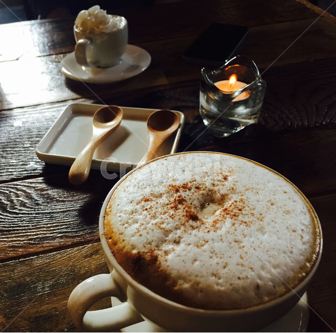 Cappuccino,카푸치노,Coffee,커피,카페,분위기,Cafe,Food,음식,촛불,양초,디저트,Dessert,에스프레소,espresso,Latte,라떼,후식,커피,카페,coffee,cafe