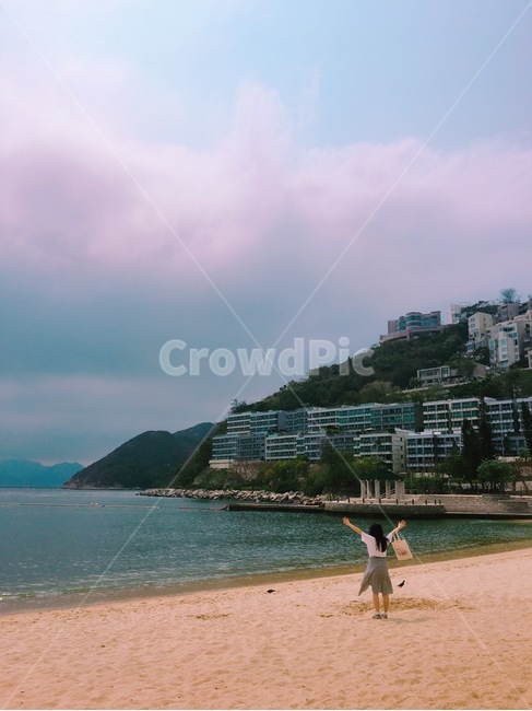 바다,자연,해수욕장,인간,해안선