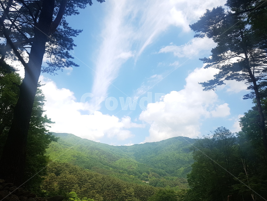 풍경,하늘,구름,분위기,산