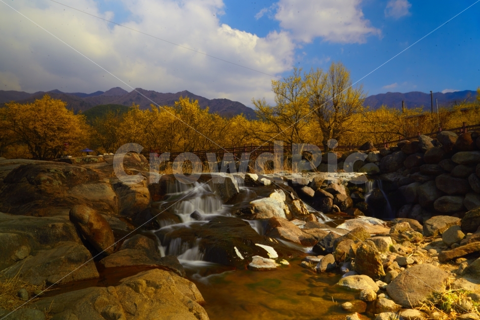 봄,산수유,계곡,산책,폭포,하늘,구름,축제,자연,풍경,nature,landscape,가을,계절,fall,autumn,season,water,물,outdoors,옥외