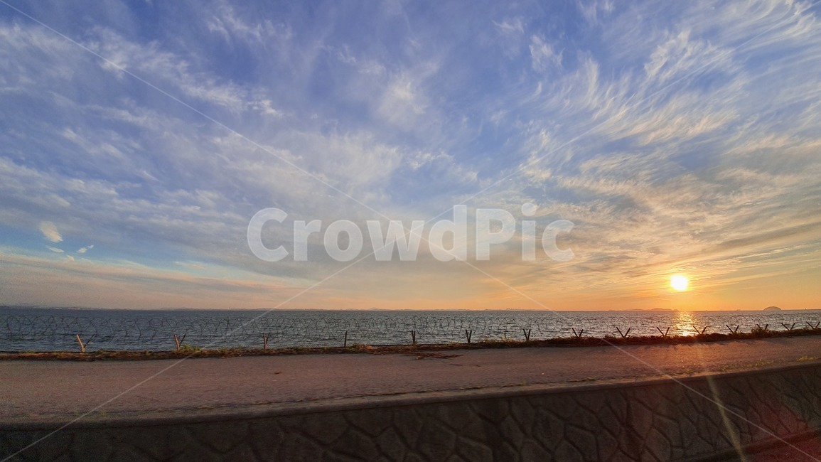 바다,노을,일몰,하늘,산책,구름,해변,바다,beach,sea
