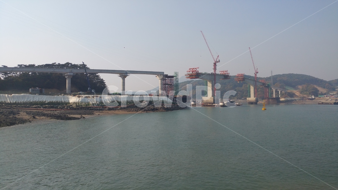건설,다리,건설중인다리,교량,항구,산업,industry,industrial,건설업,건축업,construction industry