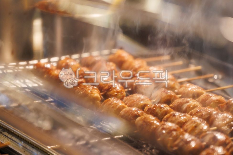 skewered meat,street food,night market,meat skewers,grilled food,grilled food,street food,cooking process