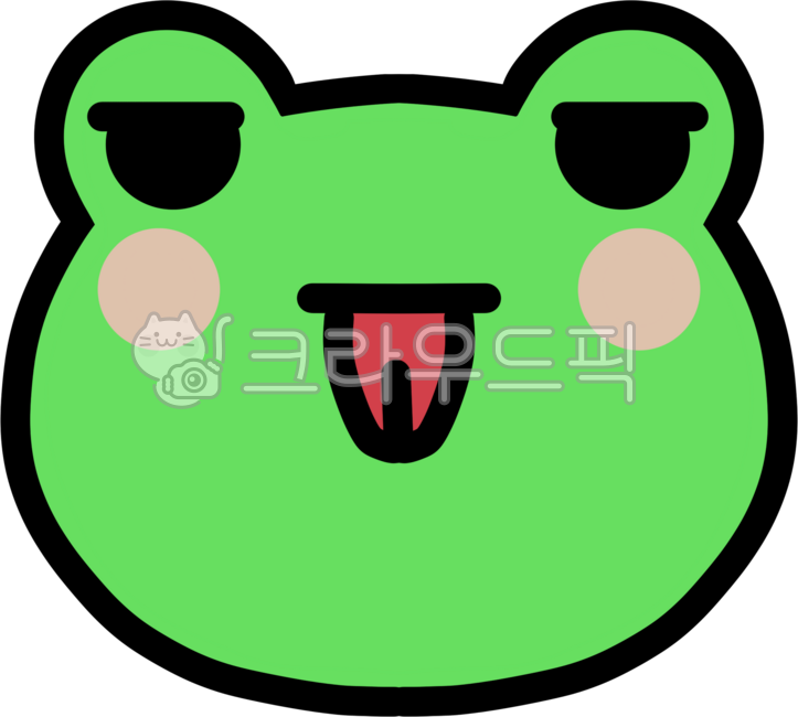 Summer,Frog,Spring,Green Frog,Pond,Keongchip,Frog Character,Animal Face,Frog Emoticon,Green,Beginning of Spring,Croaking,Tree Frog,Frog Face,Melon,Teasing,Expressionless