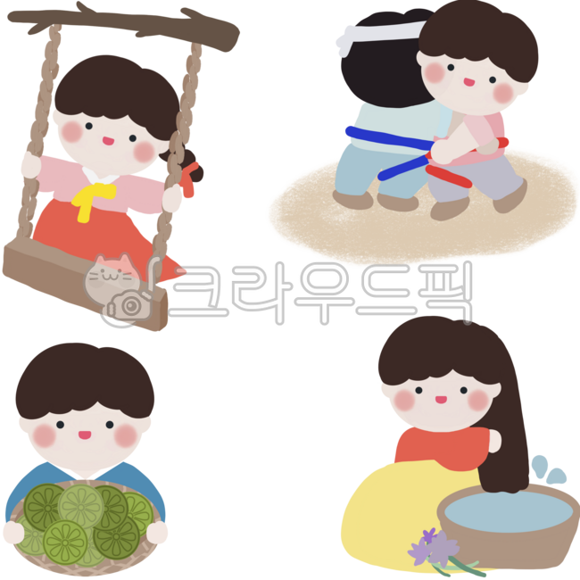 전통, 단오, 전통문화, 전통풍습, 단오행사, 사진,이미지,일러스트,캘리그라피 - 그리미쌤작가