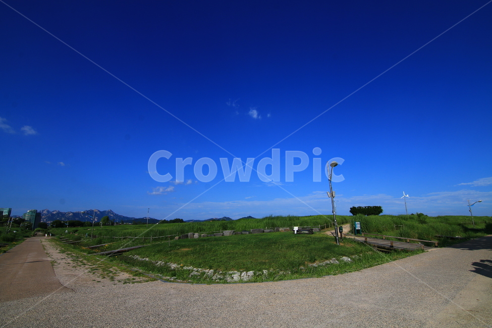 풍경,자연풍경,자연,여름,하늘,서울,하늘공원,난지도,자연,풍경,nature,landscape,road,도로,dirt road,흙길,gravel,자갈
