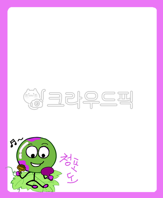 Postcard,writing pad,note paper,background,grape character