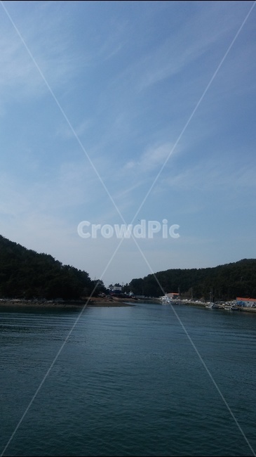 섬,바다,허늘,경치,숲,자연,풍경,nature,landscape,water,물,outdoors,옥외