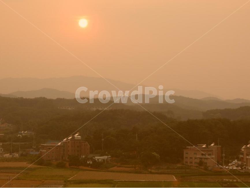 일몰,저녁노을,강릉,시골풍경,sunset,landscape,korea,gangnung,강원도,한국,산맥,자연,풍경,산,mountain,자연,풍경,nature,landscape,outdoors,옥외