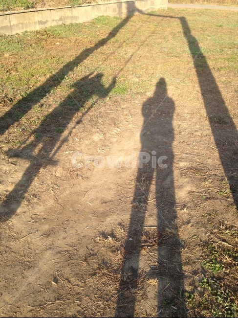 그림자,키다리,풍경,자연,ground,바닥,흙길,shadow