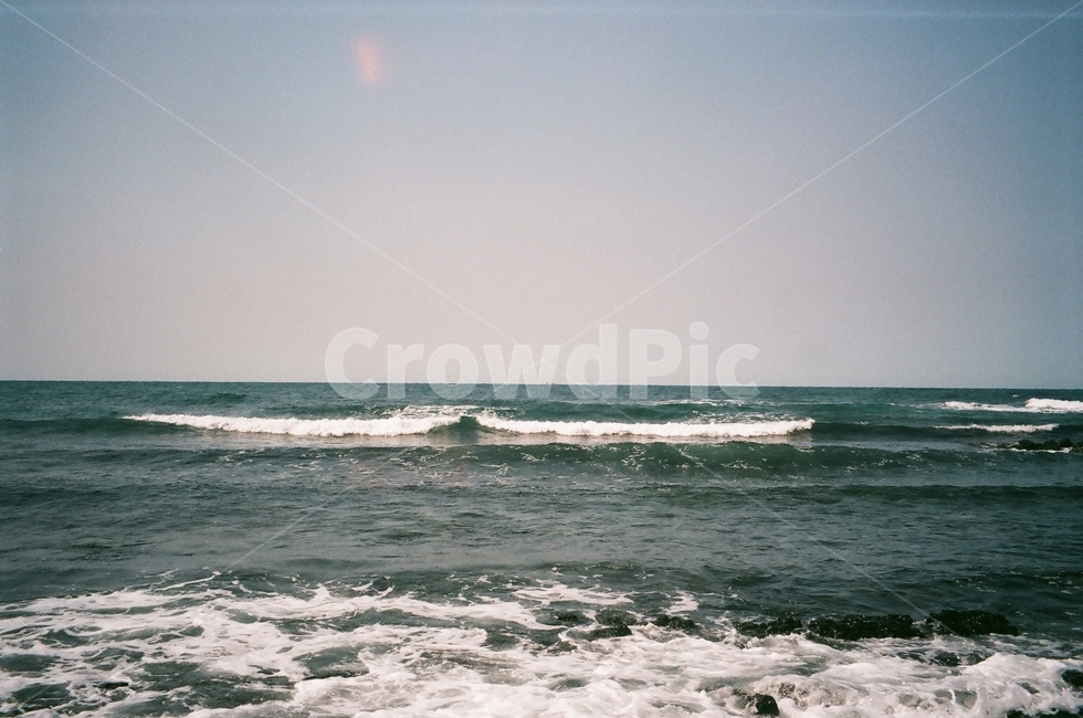 제주도,필름카메라,바다,파도,수평선,자연,풍경,nature,landscape,ocean,대양,sea,water,물,outdoors,옥외