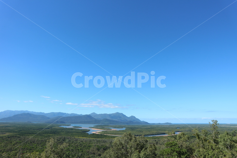 자연,하늘,파랑색,산,초록색,여름,하늘여백,먼산,강줄기,강,nature,river,blue,mountain,sky,landscape,자연,풍경,nature,landscape,outdoors,옥외