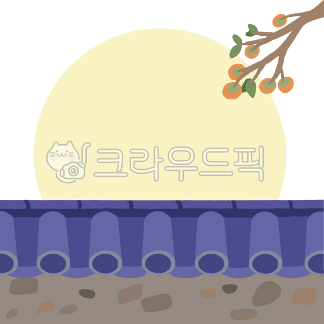 추석,보름달,기와,담벼락,황토벽,담장,기와담장,기와지붕,지붕,심플,보름달일러스트,기와일러스트,감,전통,밤,배경,한가위,명절,추석배경,한가위배경,달,감나무,가을