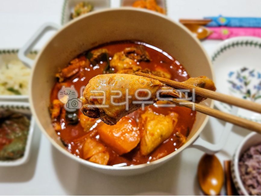 food,음식,닭다리,닭도리탕,닭볶음탕,한식,koreanfood