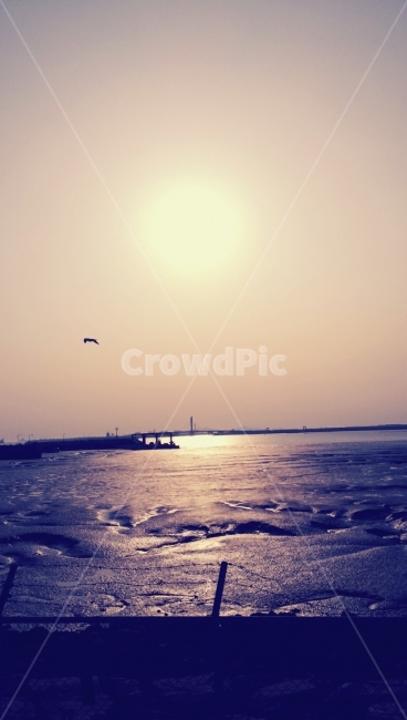 일몰,석양,바다,바닷가,서해,자연,풍경,nature,landscape,해변,바다,beach,sea,leisure activities,레저 활동,adventure,모험,water,물
