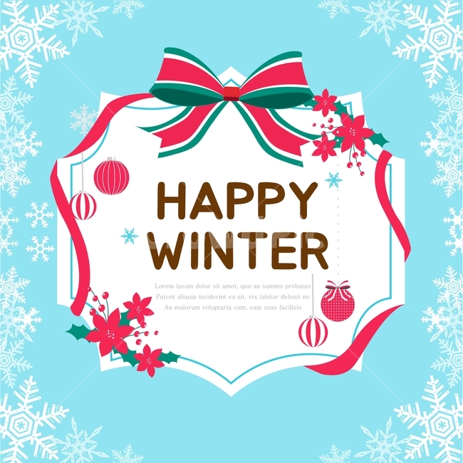 눈결정,리본,장식,열매,겨울,표지,패턴,플랫디자인,일러스트,겨울,계절,winter,season,그래픽,일러스트레이션,graphic,illustration