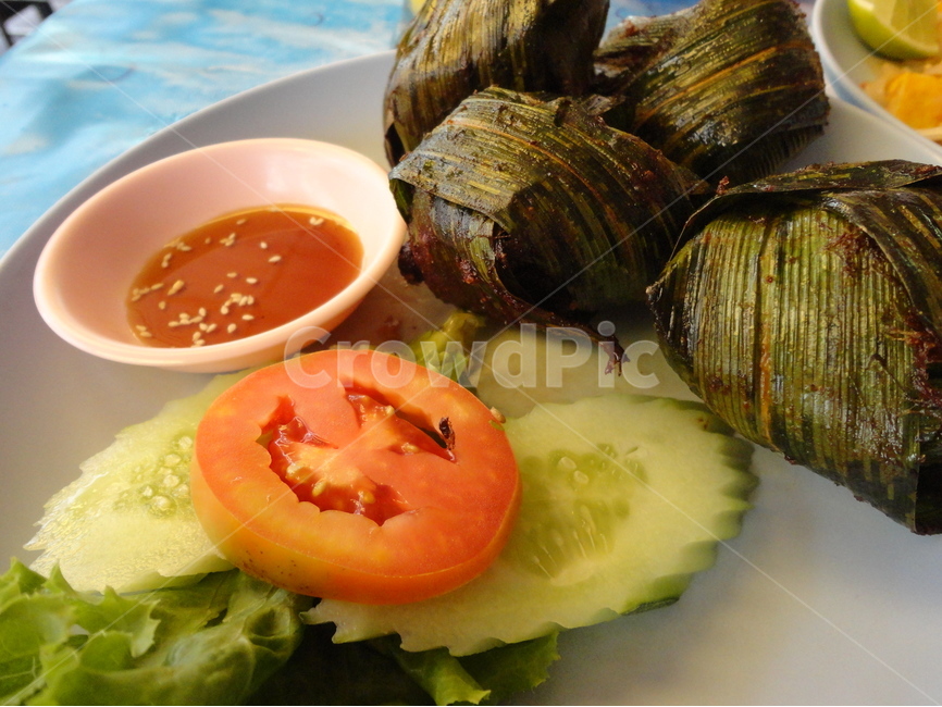 바나나잎치킨,치킨,태국음식,방콕,로컬,음식,식재료,요리,food,cook,meal,dishes,food reserves