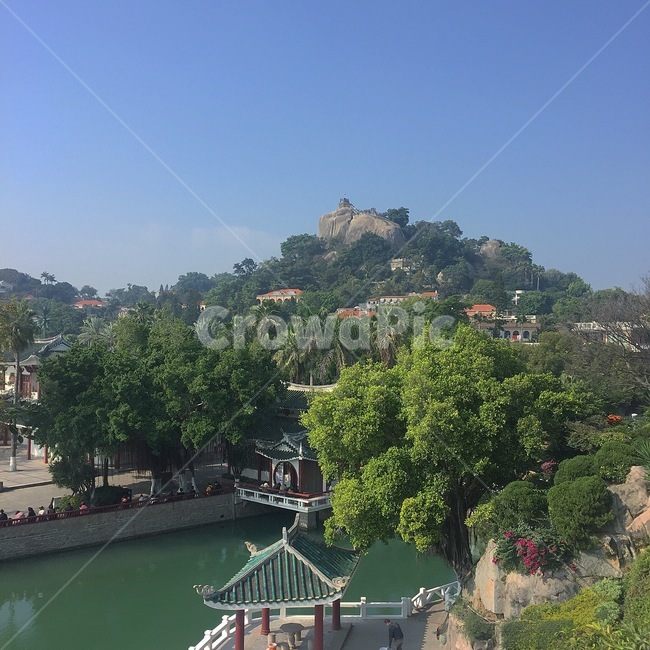 중국,관광지,구랑위,화원,풍경,나무,산,정원,랜드마크,landmark,tourist attraction,해외,외국,세계,foreign,oversea,world,세계랜드마크,해외랜드마크,외국랜드마크,world landmark,world tourist attraction,architecture,건축물,castle,성,building,건물,fort,요새