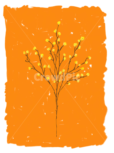 식물,꽃,나무가지,봄,엽서,plant,flower,spring,drawing,illustration,그림,일러스트,그래픽,일러스트레이션,graphic,illustration