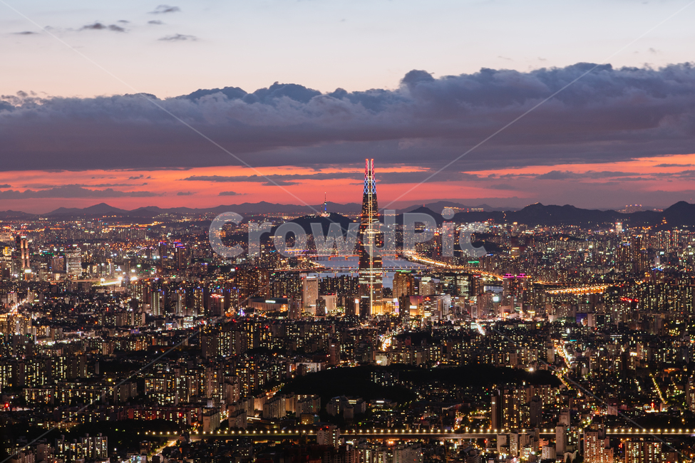 롯데타워,일몰,야경,바탕화면,배경화면,남한산성,landscape,sunset,풍경,구름,cloud,nightview