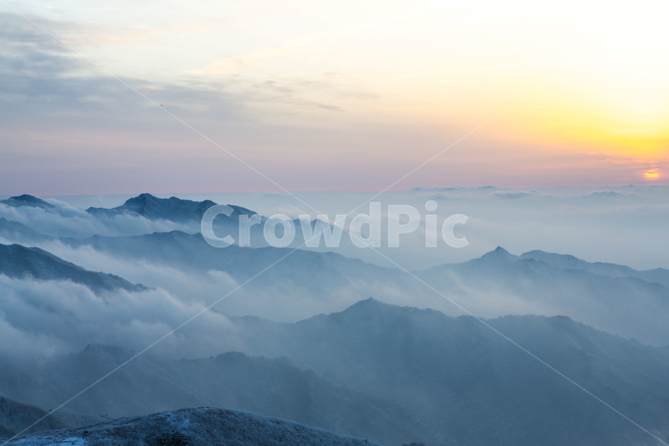 운해,일몰,자연,한국의미,풍경,자연,풍경,nature,landscape,한국자연풍경,한국자연경관,korea nature landscape,mountain,산,mountain range,산맥,outdoors,옥외