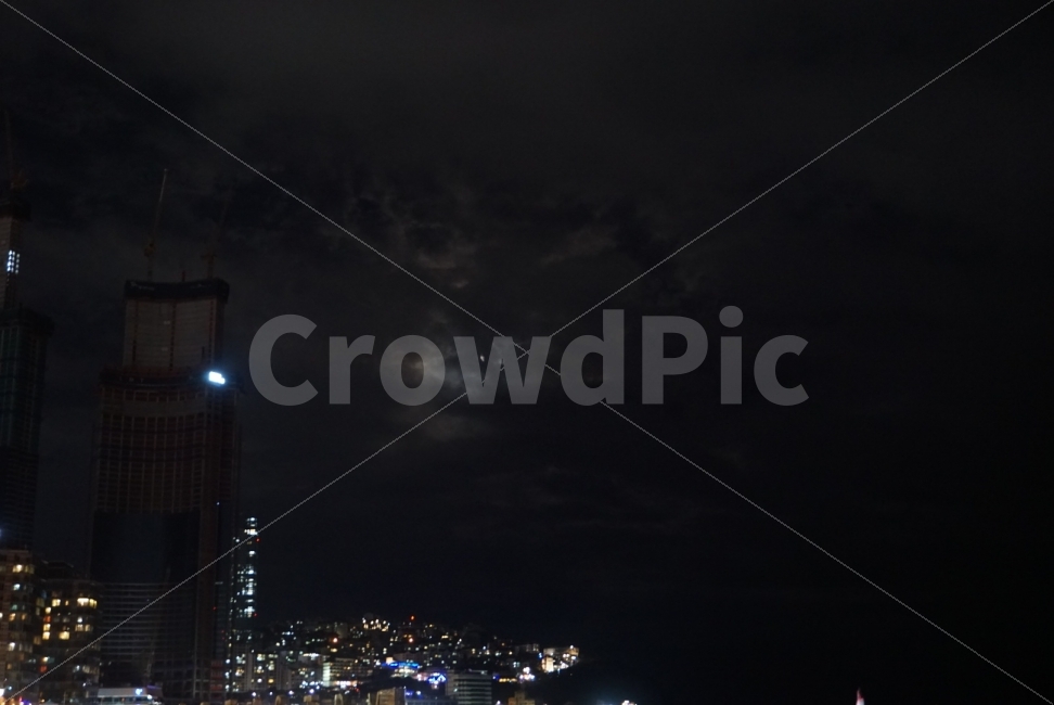 해운대,관광지,밤하늘,달빛,해운대바다,야경,밤,풍경,nightscape,night,landscape,도시,city,nature,자연,outdoors,옥외,urban,어반,building,건물,시티,town,metropolis,중심지,weather,날씨