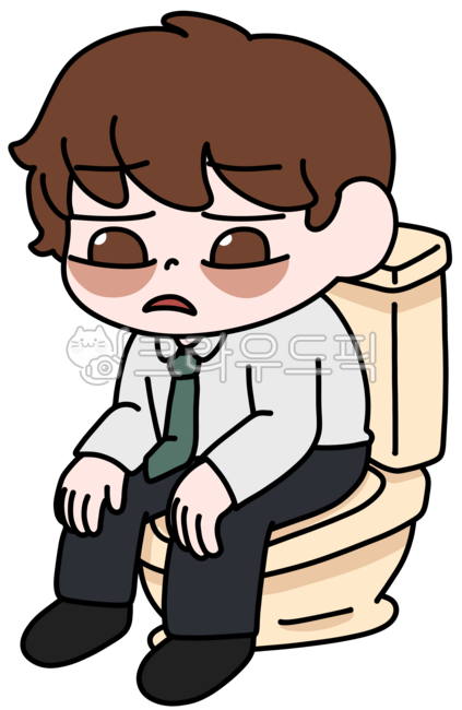 cute,cuteness,adorable,drawing,illustration,tired,fatigue,tiredness,fatigue,instructions,tired office worker,office worker,bathroom