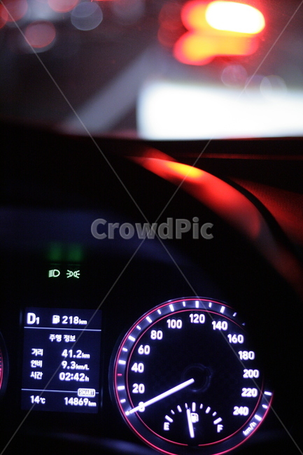 자동차,계기판,속도계,드라이브,야간,차,car,speed