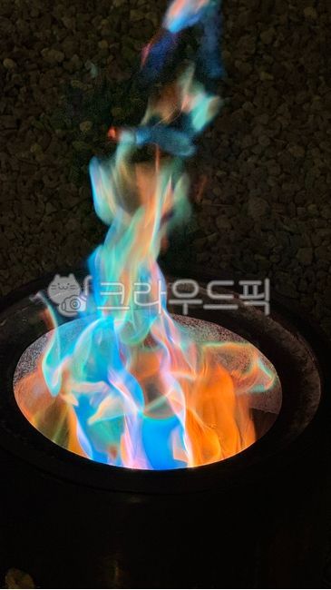 불멍,글램핑,오로라,불꽃,저녁