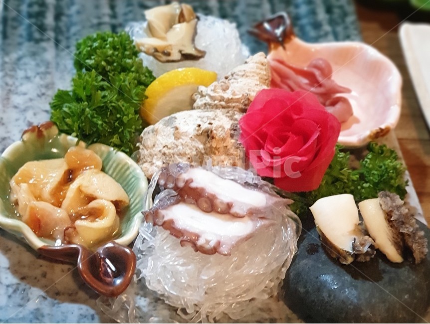 문어,전복,해삼,멍게,회,요리,음식,food,dish