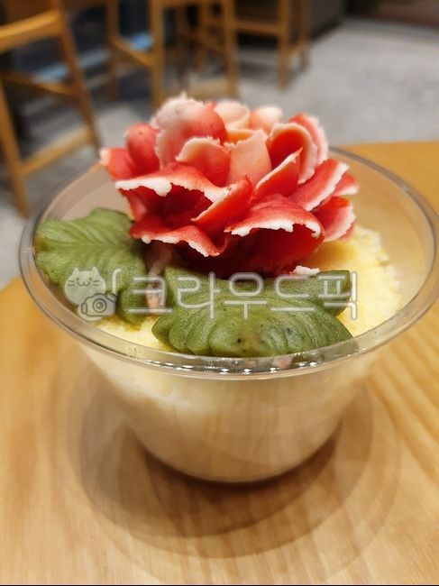 Flower rice cake,dessert,rice cake,Beef rice cake,food