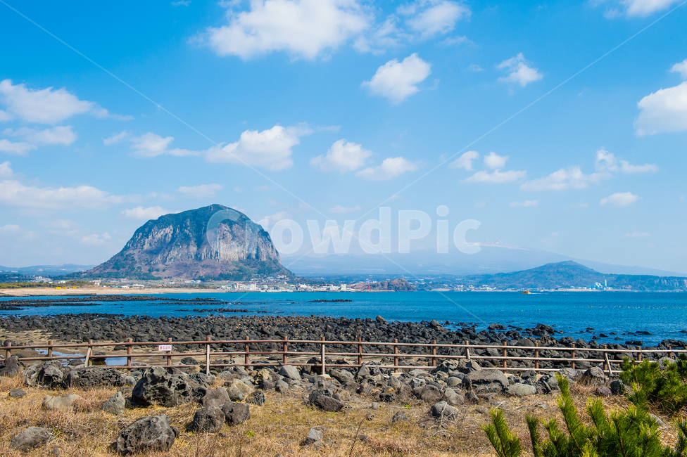 nature,자연,plateau,고원,제주도,산방산,mountain,바다,하늘,sky,제주도,jeju,jeju island