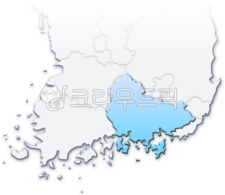 지도,대한민국,남한,경남,경상남도,호남,지역도,입체지도,입체,경남지도,경상남도지도